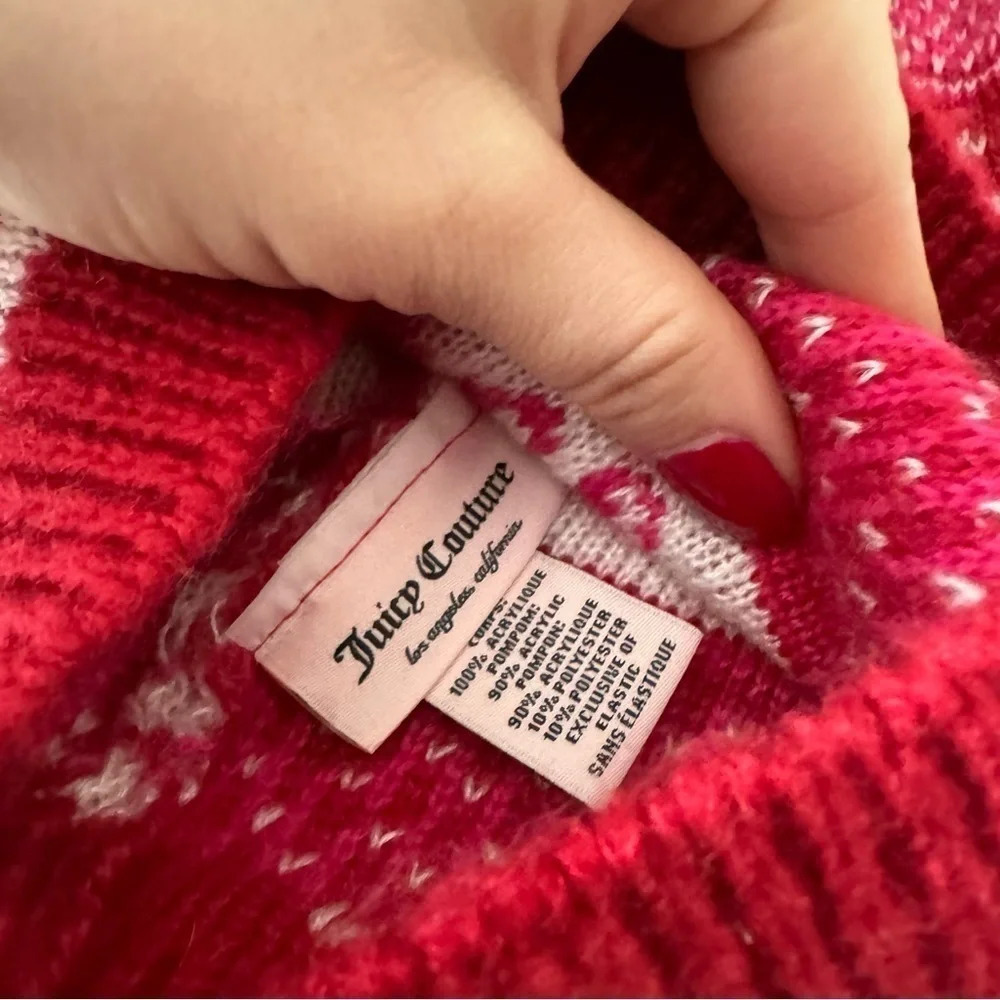 Juicy couture adorable pink knit hat with Pom Pom - Picture 5 of 5